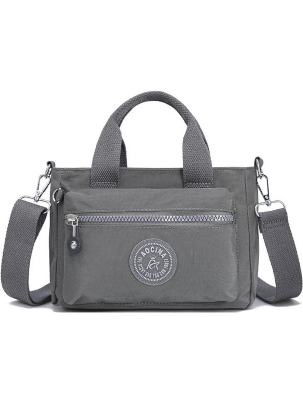 Mini Tote Bag Crossbody Bag Small Shoulder Bag Nylon Travel Multi Pocket Bag Wom